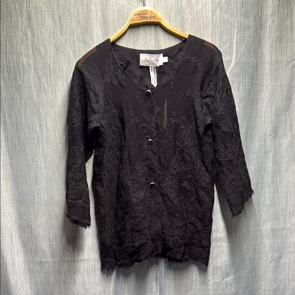 Katie May Button Down Shirt with Long Sleeves size small NWT